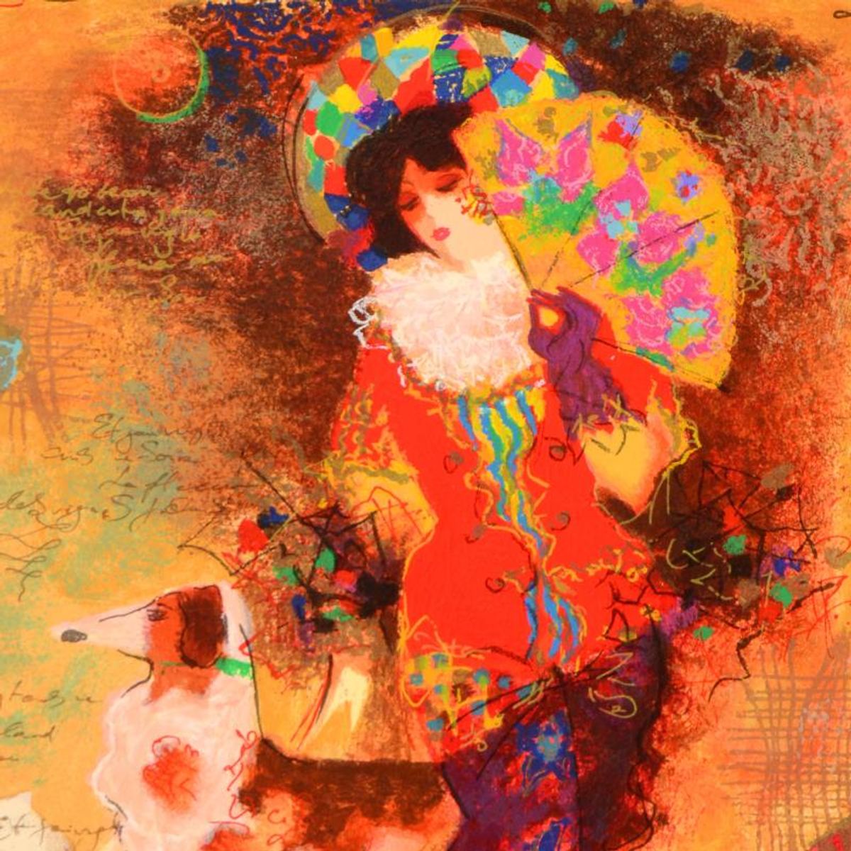 Alexander Galtchansky (1959-2008) & Tanya Wissotzky (1959-2006), Limited Edition Serigraph, Numbered and Hand Signed with Certificate of Authenticity.