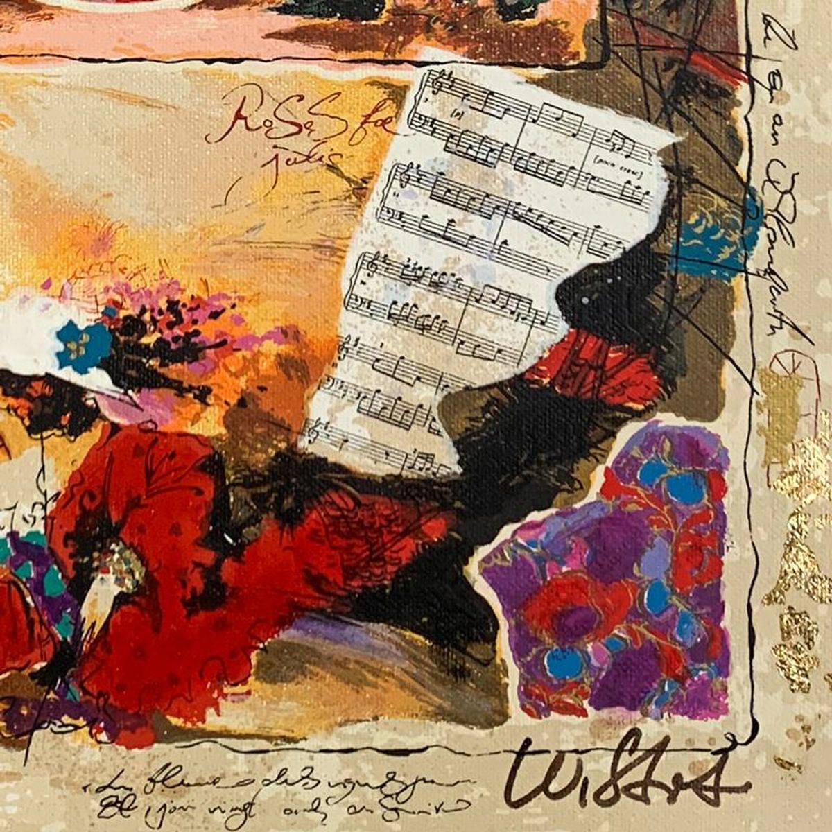 Alexander Galtchansky (1959-2008) and Tanya Wissotzky (1959-2006), Hand Signed Limited Edition Serigraph on Canvas with Letter of Authenticity.