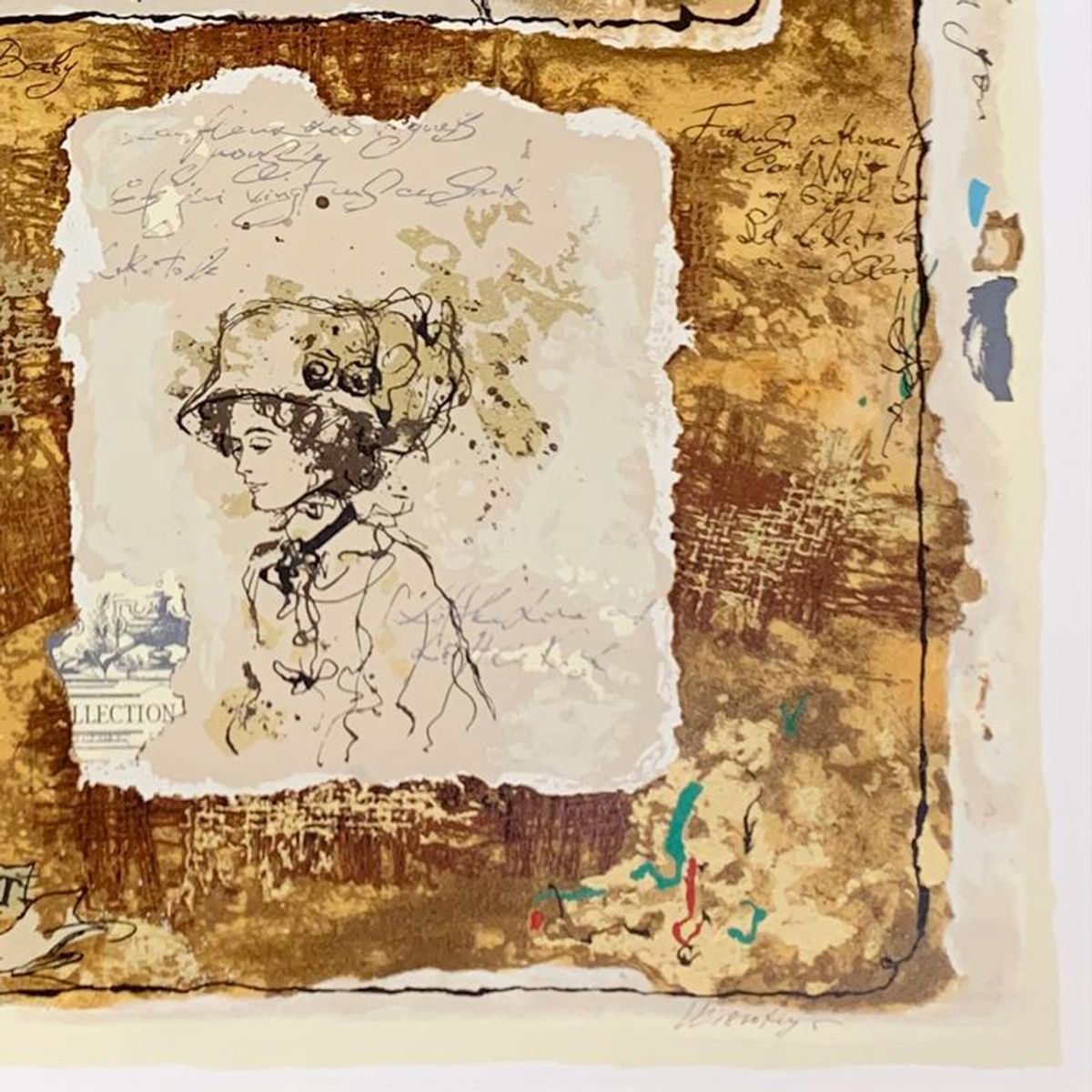 Alexander Galtchansky (1959-2008) and Tanya Wissotzky (1959-2006), Hand Signed Limited Edition Serigraph on Paper with Letter of Authenticity.