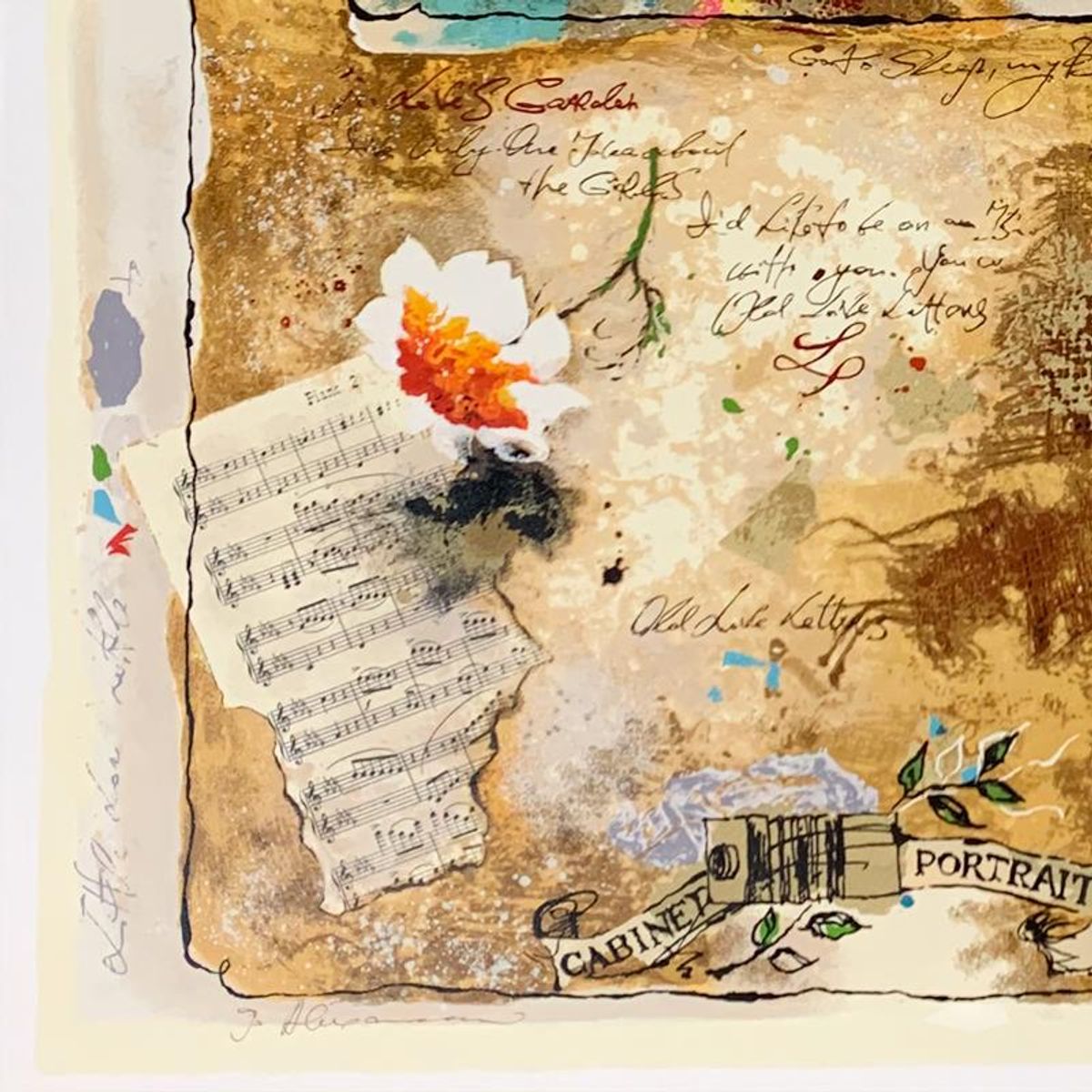 Alexander Galtchansky (1959-2008) and Tanya Wissotzky (1959-2006), Hand Signed Limited Edition Serigraph on Paper with Letter of Authenticity.