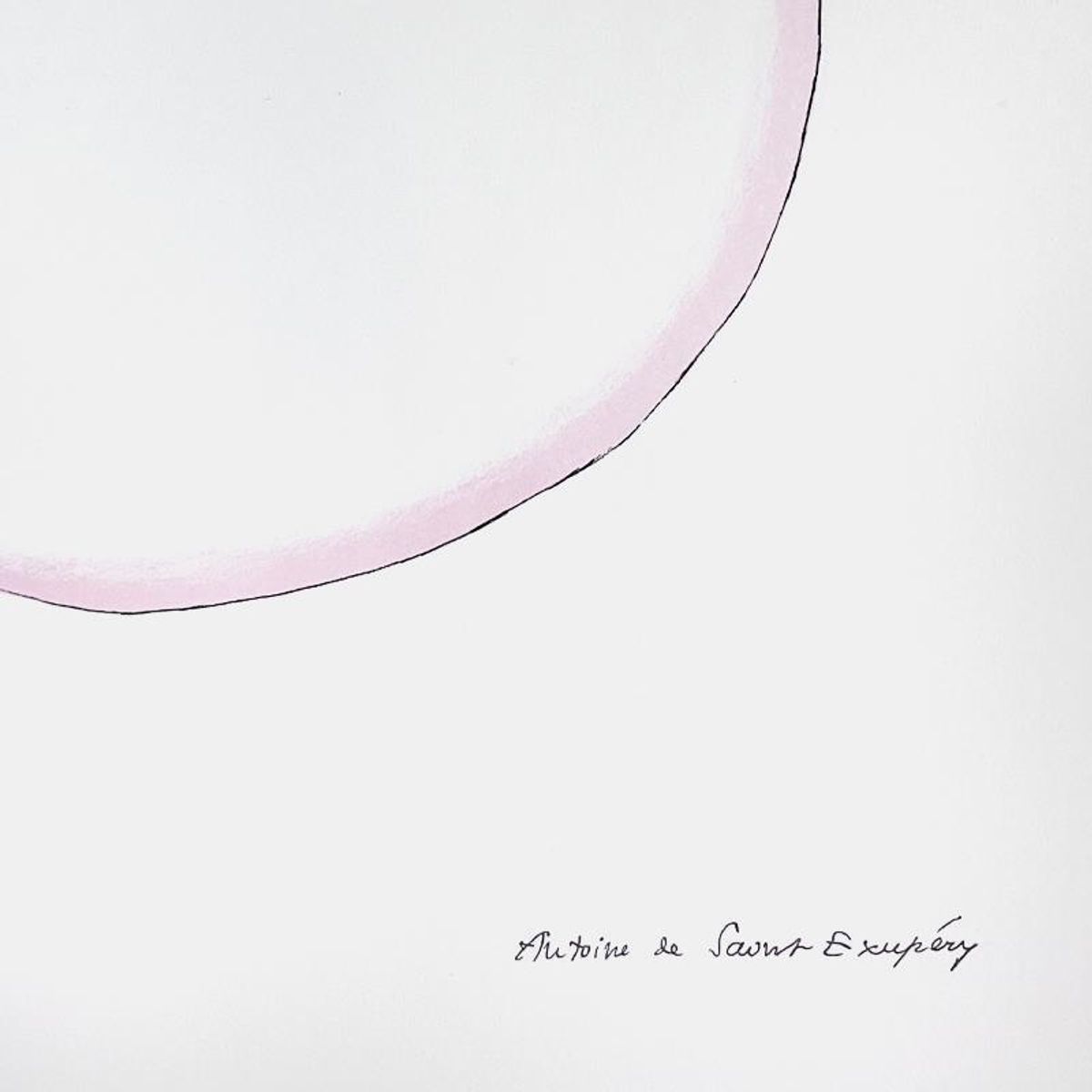Antoine de Saint-Exupery 1900-1944 (After), "The Little Prince And The Sunset" Framed Limited Edition Lithograph with Certificate of Authenticity.