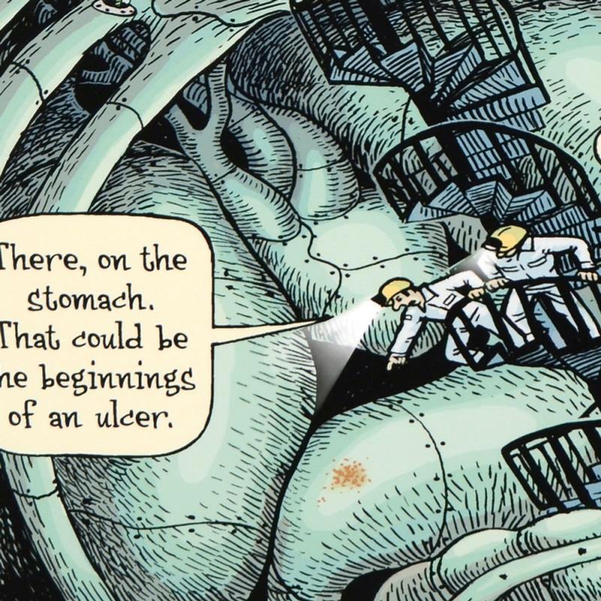 Bizarro, "Inside Liberty" Numbered Limited Edition Hand Signed by creator Dan Piraro; Letter of Authenticity.