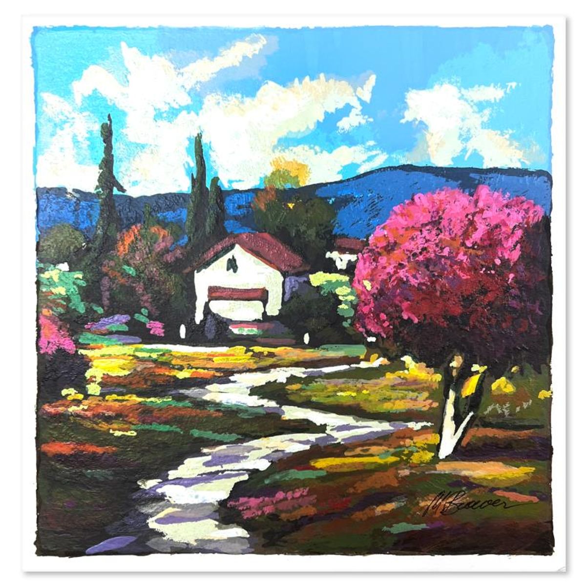 Mark Braver, Limited Edition Serigraph, Hand Signed and Numbered with Letter of Authenticity.