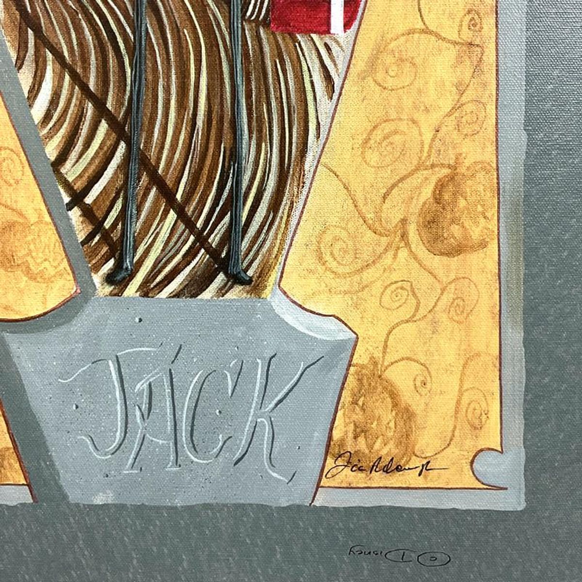 Tricia Buchanan-Benson, "Jack" Limited Edition Proof on Canvas from Disney Fine Art, Numbered and Hand Signed with Letter of Authenticity