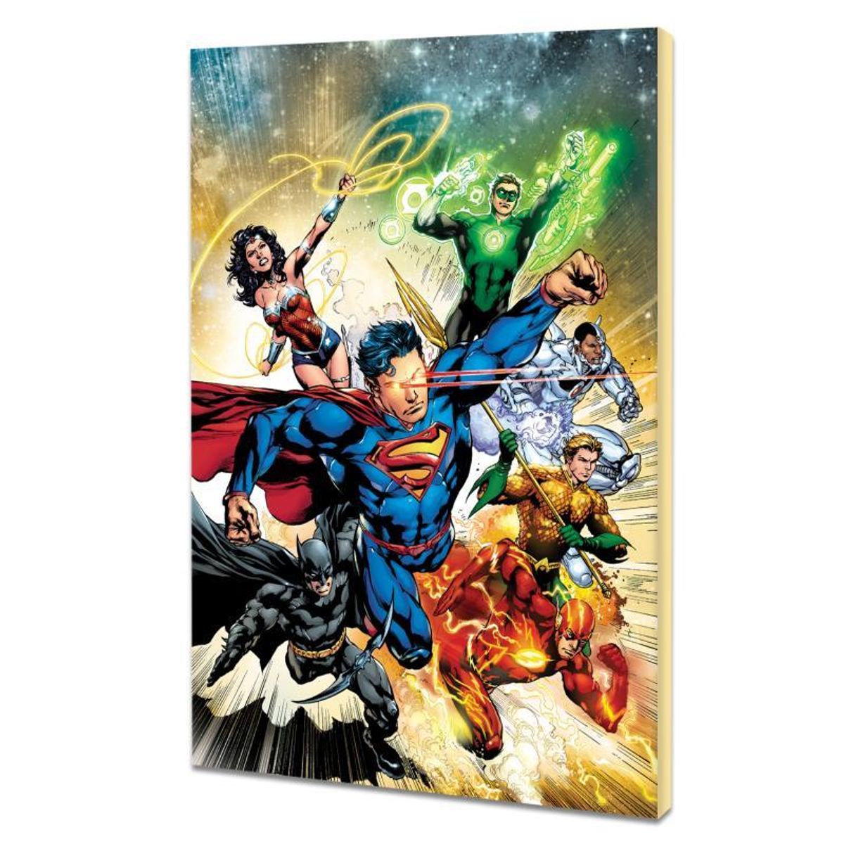 DC Comics, "Justice League #2" Numbered Limited Edition Giclee on Canvas by Ivan Reis with COA.