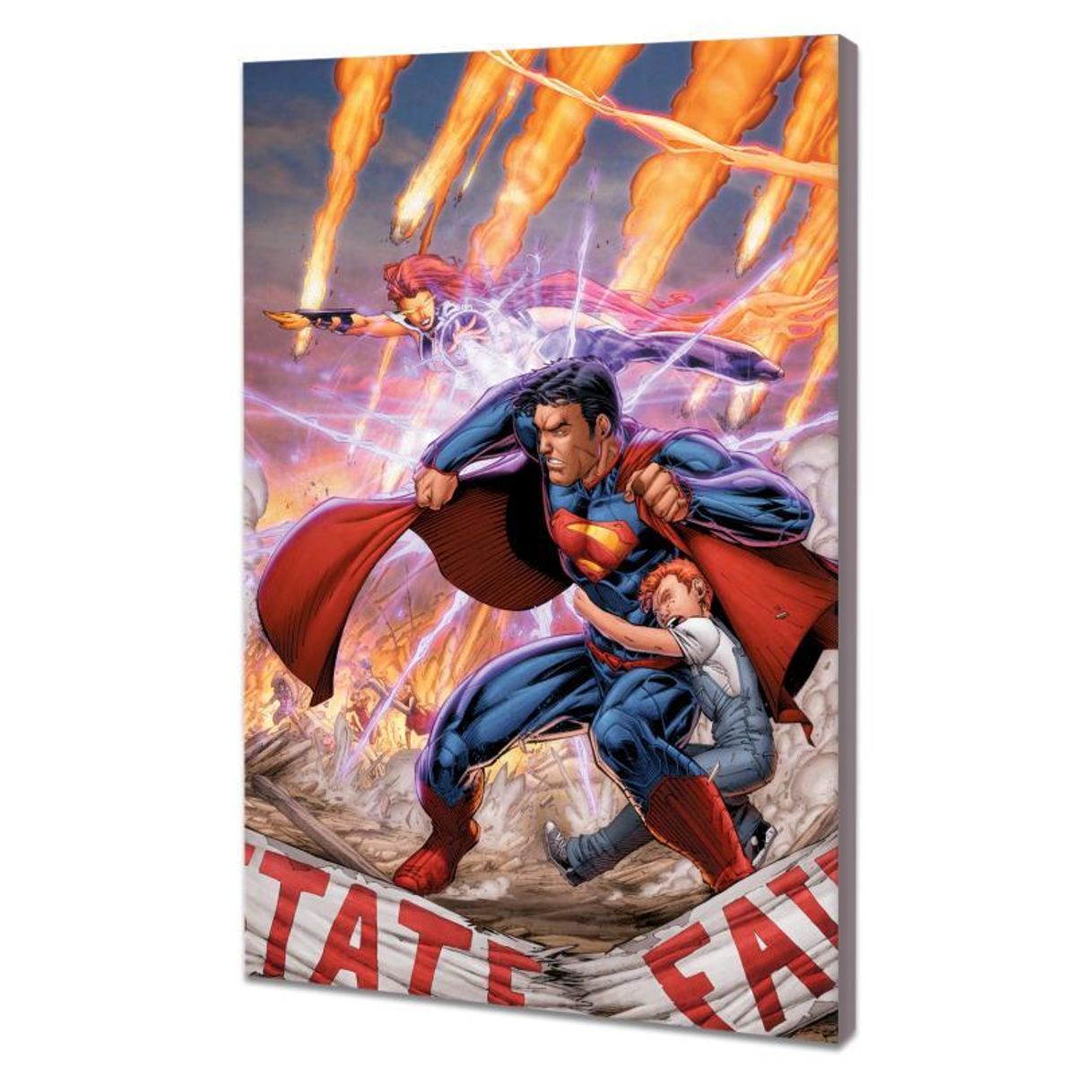 DC Comics, "Superman #29" Numbered Limited Edition Giclee on Canvas by Brett Booth with COA.