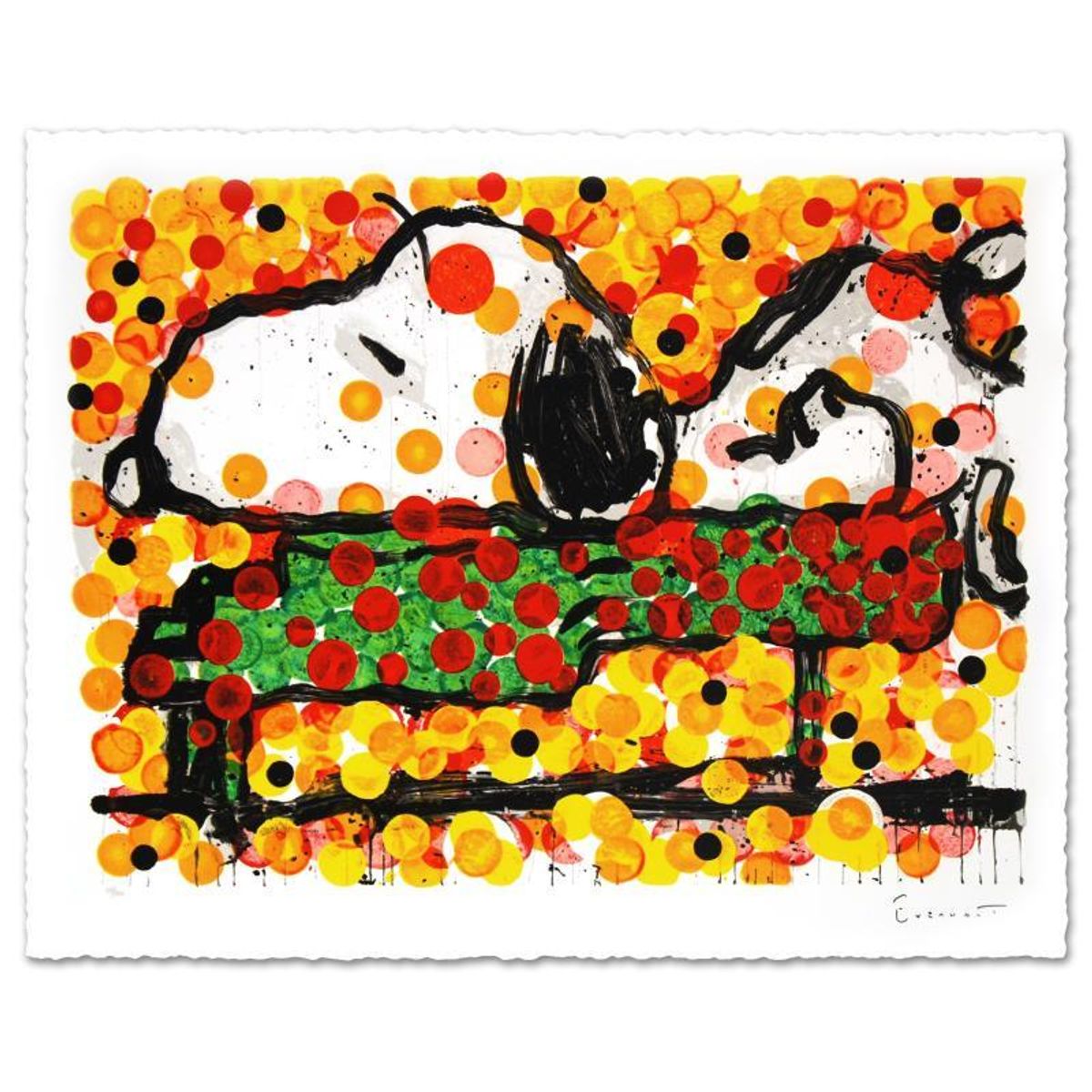 Tom Everhart, "Play That Funky Music" Hand Signed Limited Edition Hand Pulled Original Lithograph with Certificate of Authenticity.