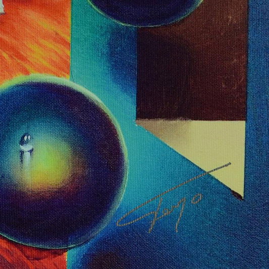 Ferjo, "Pop Interior" Limited Edition on Canvas, Numbered and Signed with Letter of Authenticity.