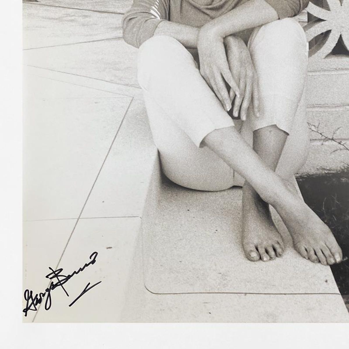 George Barris (1922-2016), "Marilyn Monroe: The Last Shoot" Framed Photograph Printed from the Original Negative, Hand Signed and with Letter of Authenticity