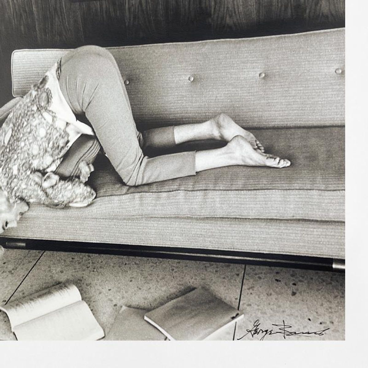 George Barris (1922-2016), "Marilyn Monroe: The Last Shoot" Framed Photograph Printed from the Original Negative, Hand Signed and with Letter of Authenticity
