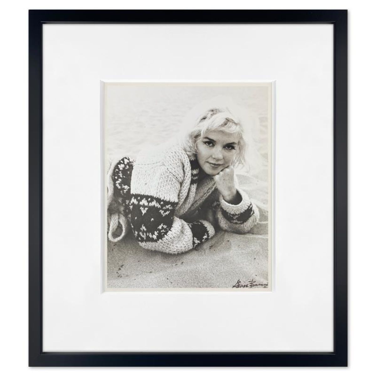 George Barris (1922-2016), "Marilyn Monroe: The Last Shoot" Framed Photograph Printed from the Original Negative, Hand Signed and with Letter of Authenticity