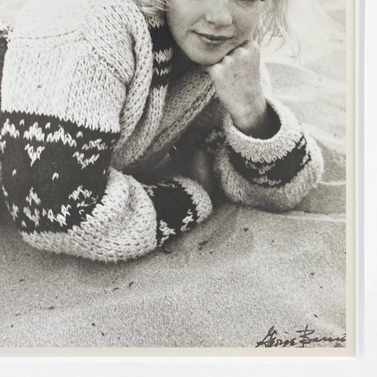 George Barris (1922-2016), "Marilyn Monroe: The Last Shoot" Framed Photograph Printed from the Original Negative, Hand Signed and with Letter of Authenticity
