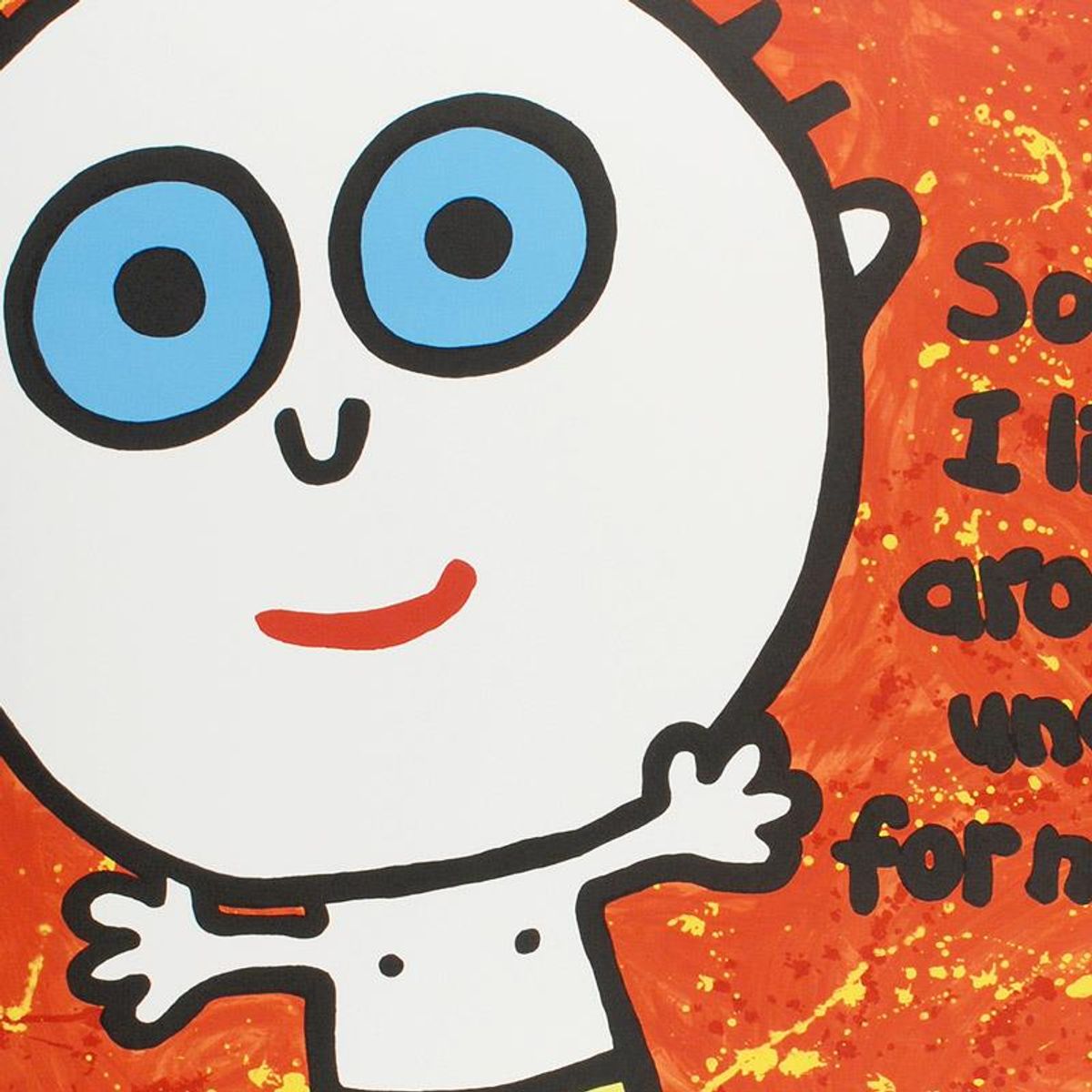 Todd Goldman, "Sometimes I Like to Run" Limited Edition Lithograph, Numbered and Hand Signed with Certificate of Authenticity.