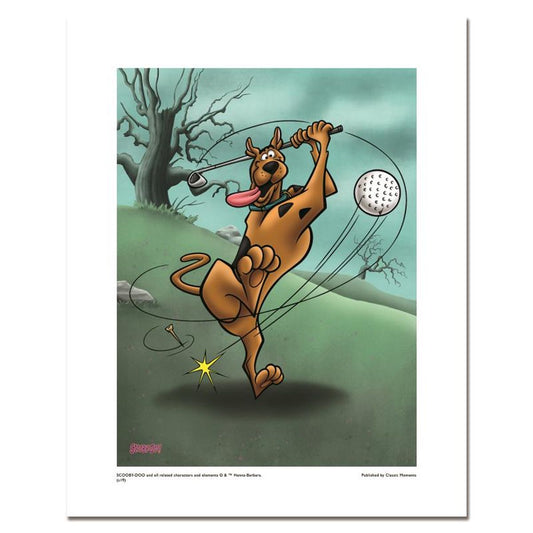 Scooby-Doo, "Scooby Golf" Numbered Limited Edition with Certificate of Authenticity.