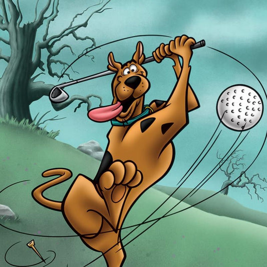 Scooby-Doo, "Scooby Golf" Numbered Limited Edition with Certificate of Authenticity.