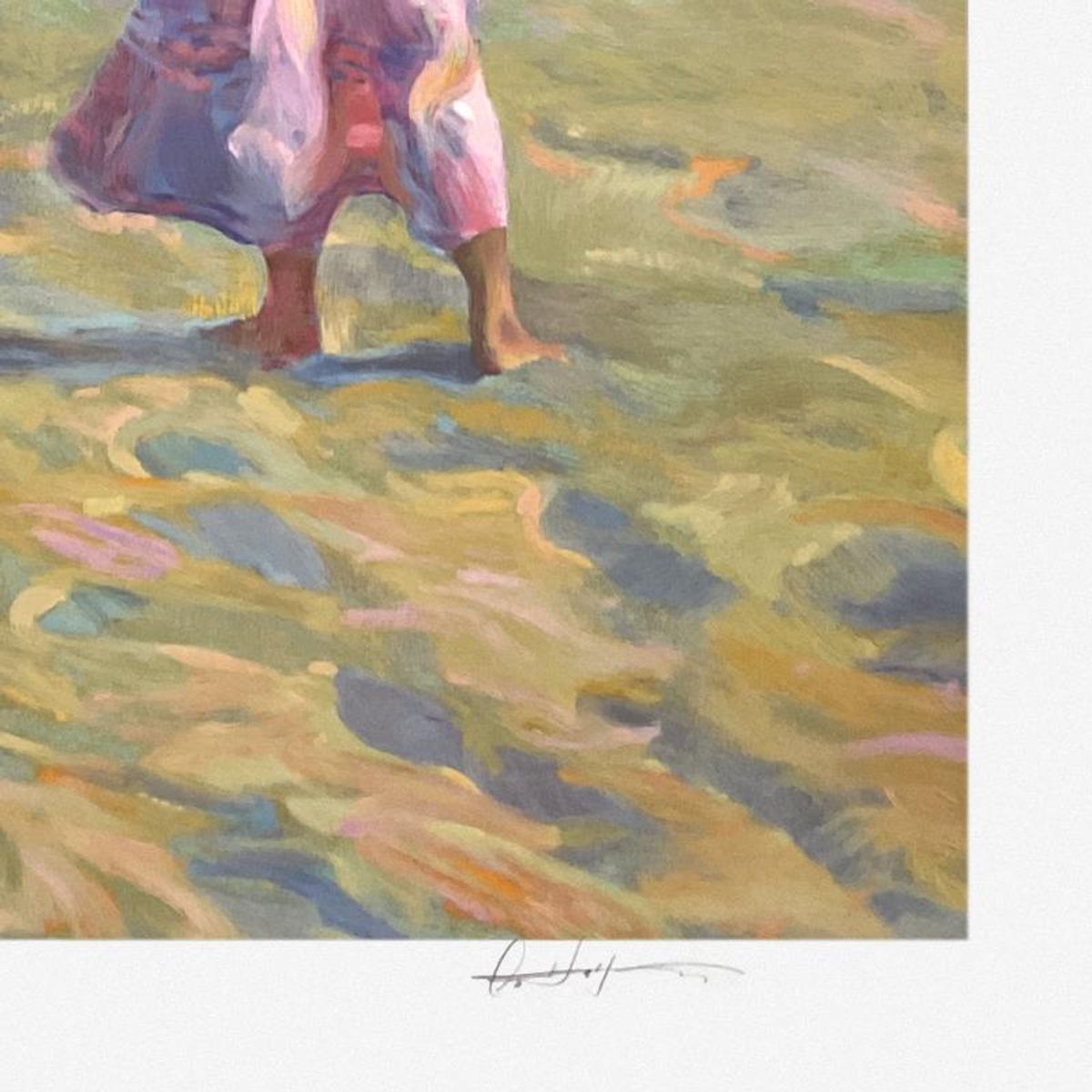 Don Hatfield, "Kite Festival" Limited Edition Printer's Proof Serigraph, Numbered and Hand Signed with Letter of Authenticity.