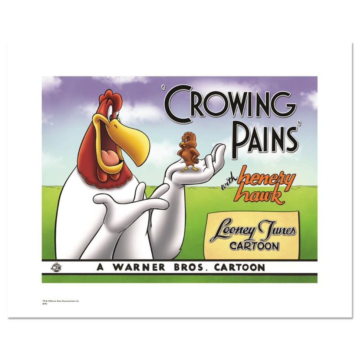 Looney Tunes, "Crowing Pains #2 (with Foghorn)" Numbered Limited Edition with Certificate of Authenticity.
