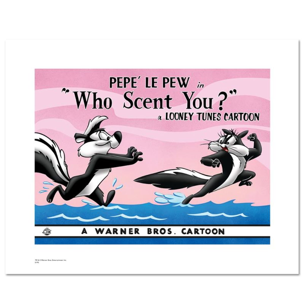 Looney Tunes, "Who Scent You" Numbered Limited Edition with Certificate of Authenticity.