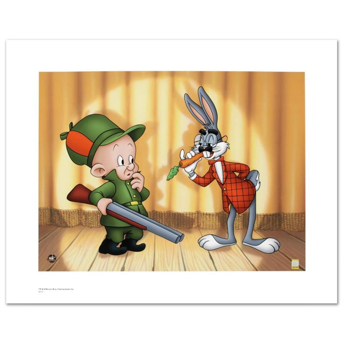 Groucho Bugs Limited Edition Giclee from Warner Bros., Numbered with Hologram Seal and Certificate of Authenticity.