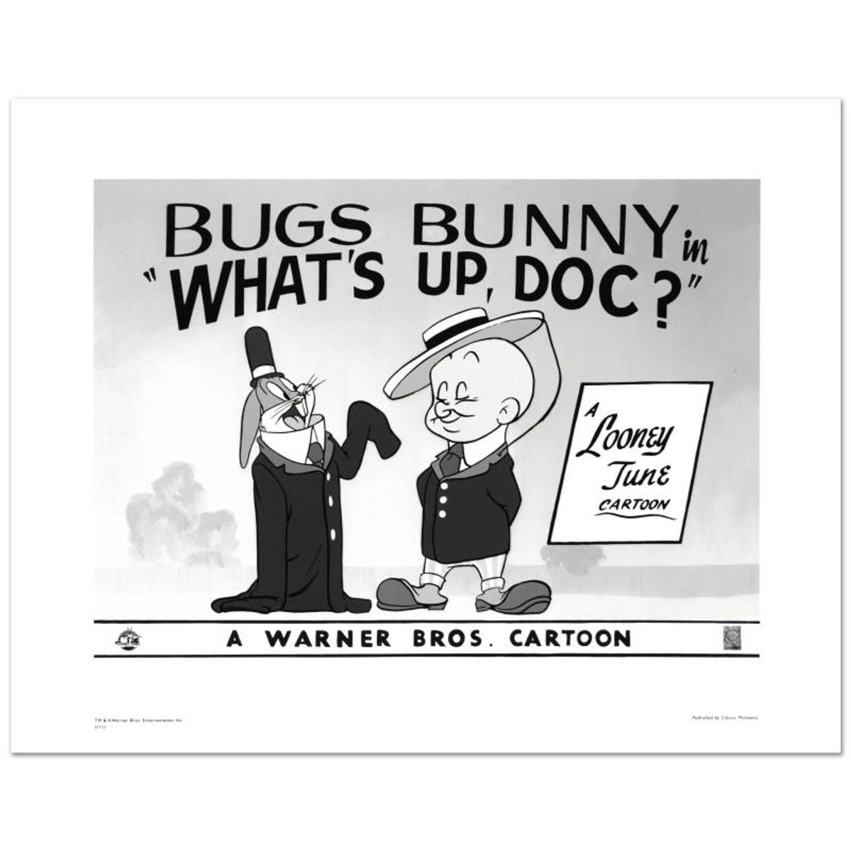 Looney Tunes, "What's Up Doc #2" Numbered Limited Edition with Certificate of Authenticity.