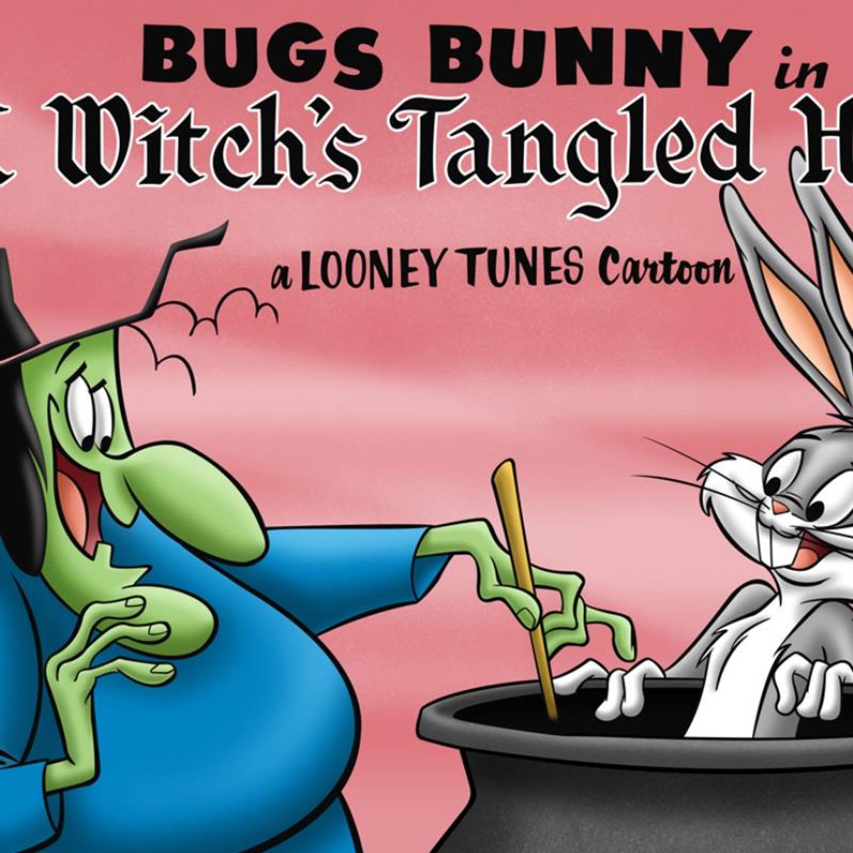 A Witch's Tangled Hare Numbered Limited Edition Giclee from Warner Bros. with Certificate of Authenticity.