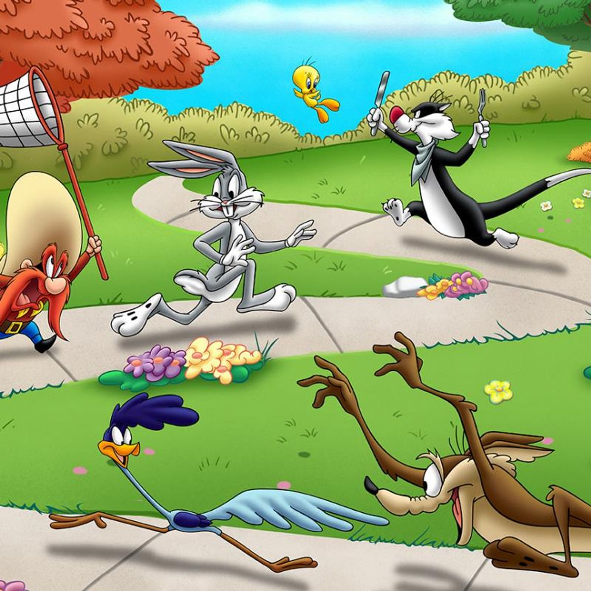 Looney Tunes, "Looney Tunes Picnic" Numbered Limited Edition with Certificate of Authenticity.
