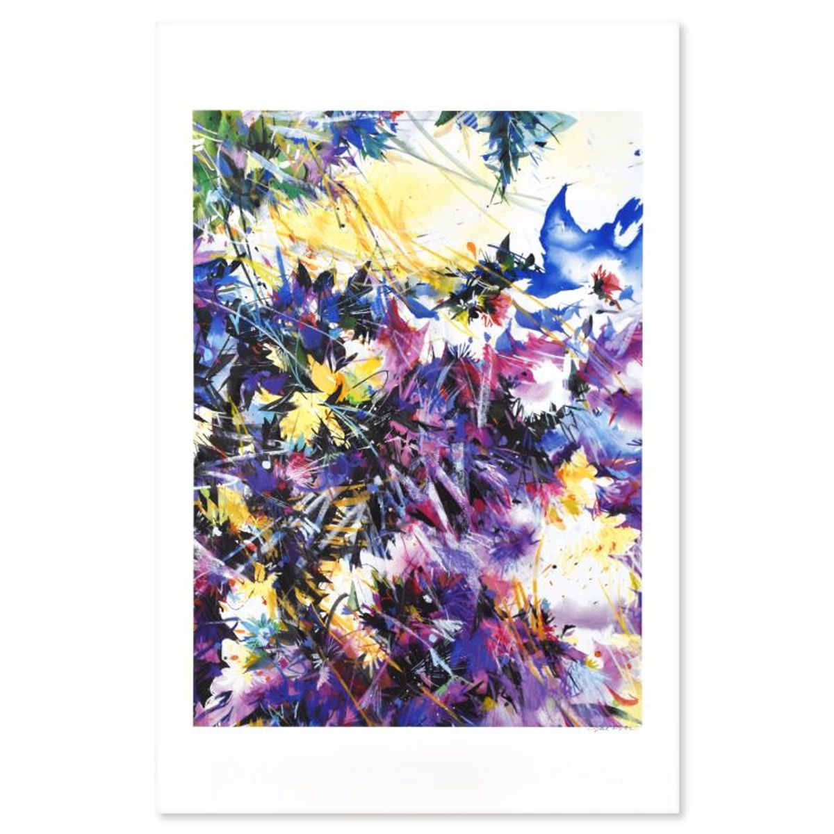 Zoe Mac, "Rhapsody" Limited Edition Lithograph, Numbered and Hand Signed with Letter of Authenticity.