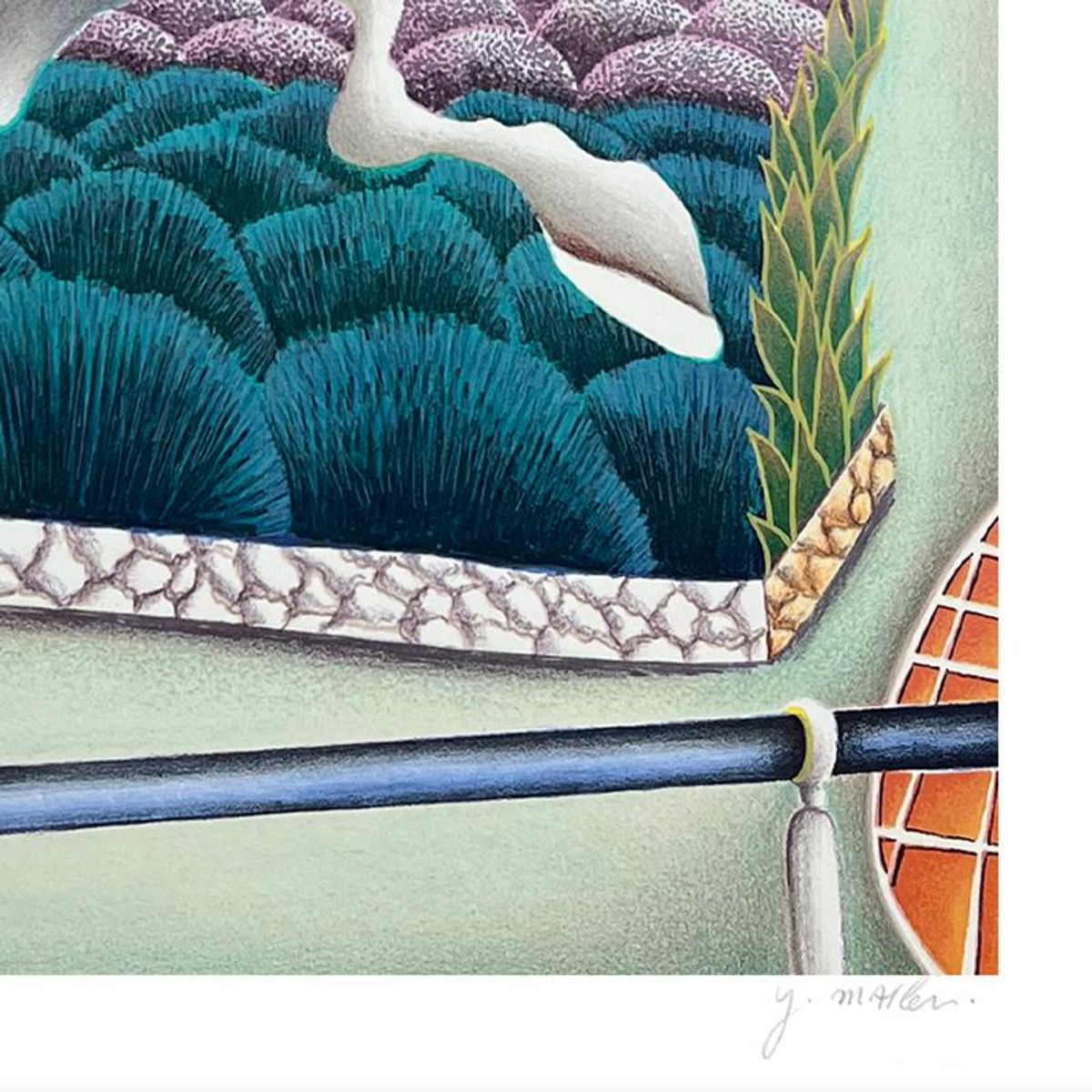 Yuval Mahler, Limited Edition Serigraph, Hand Signed and Numbered with Letter of Authenticity.