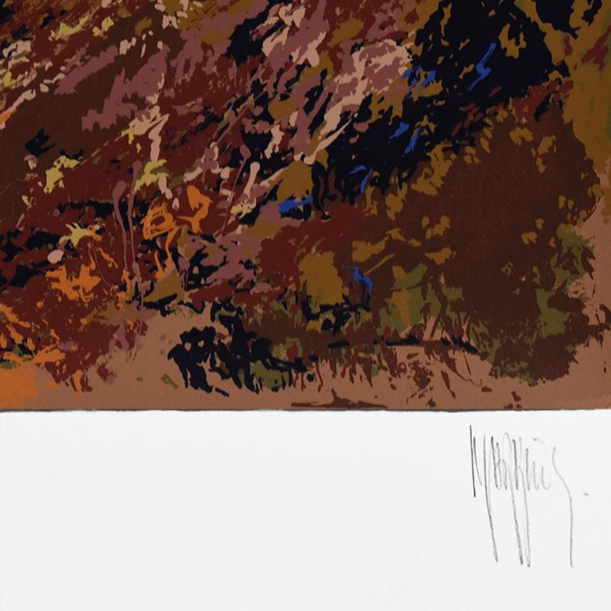 Mark King (1931-2014), "Concerto" Limited Edition Serigraph, Numbered and Hand Signed with Letter of Authenticity.
