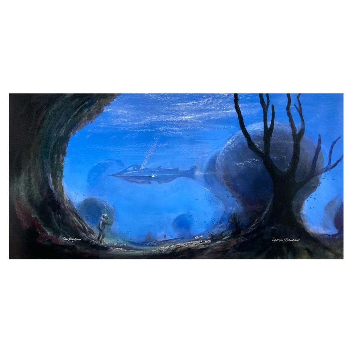 Peter (1913-2007) & Harrison Ellenshaw, "20,000 Leagues" Limited Edition Proof on Canvas from Disney Fine Art, Numbered and Hand Signed with Letter of Authenticity