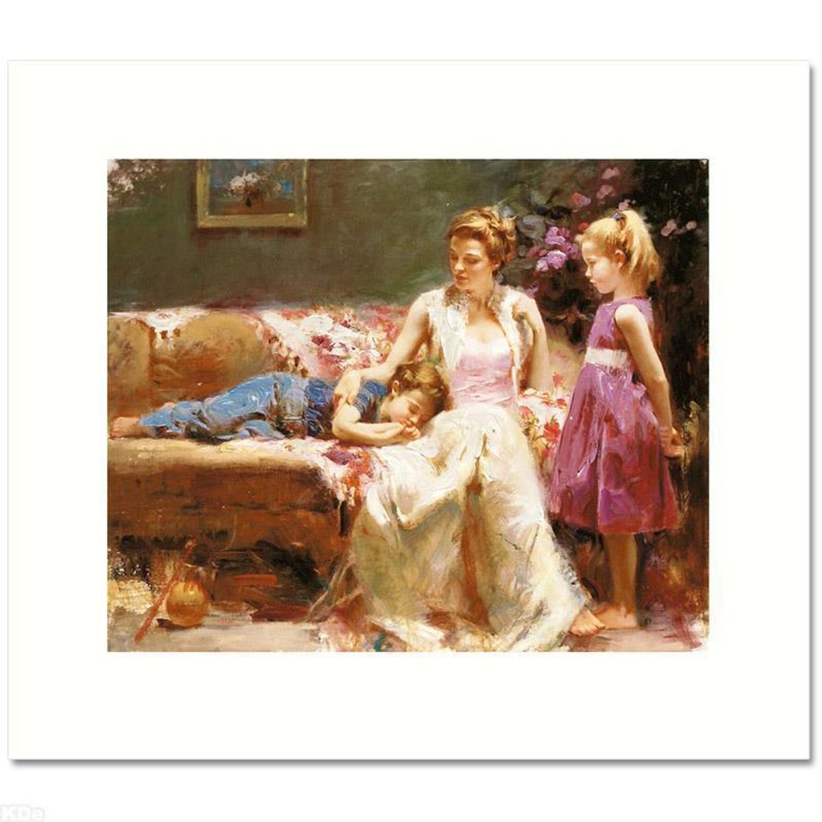 Pino (1939-2010), "A Time To Remember" Limited Edition on Canvas, Numbered and Hand Signed with Certificate of Authenticity.