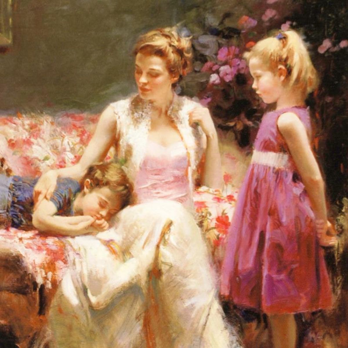 Pino (1939-2010), "A Time To Remember" Limited Edition on Canvas, Numbered and Hand Signed with Certificate of Authenticity.
