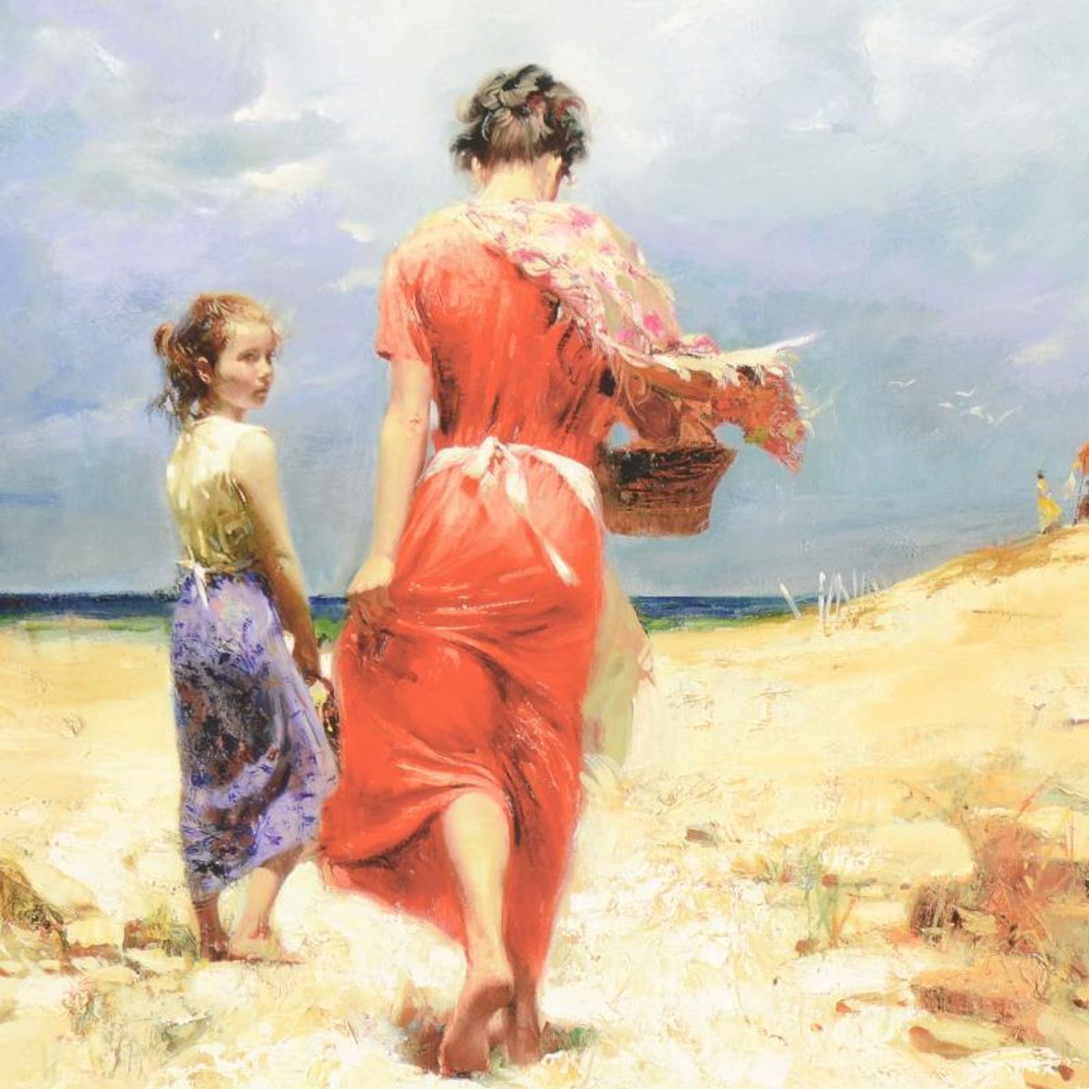 Pino (1939-2010) "Summer Retreat" Limited Edition Giclee. Numbered and Hand Signed; Certificate of Authenticity.