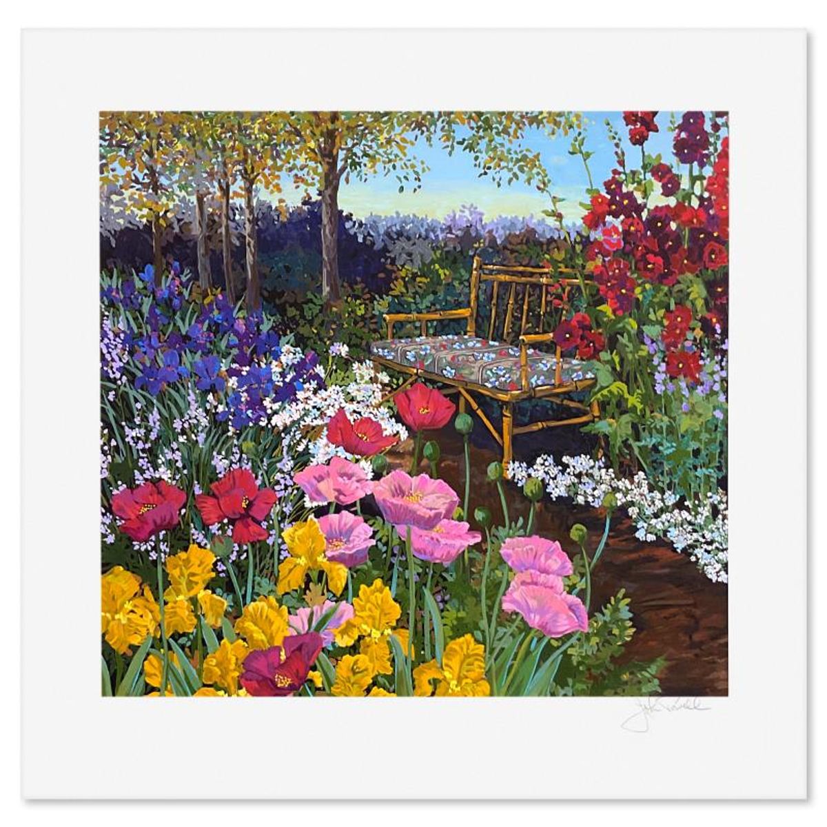 John Powell, "Tranquility" Limited Edition Printer's Proof Serigraph, Numbered and Hand Signed with Letter of Authenticity.