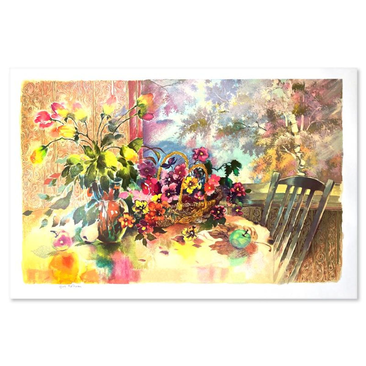 Zina Roitman, Limited Edition Serigraph, Hand Signed and Numbered, Letter of Authenticity.