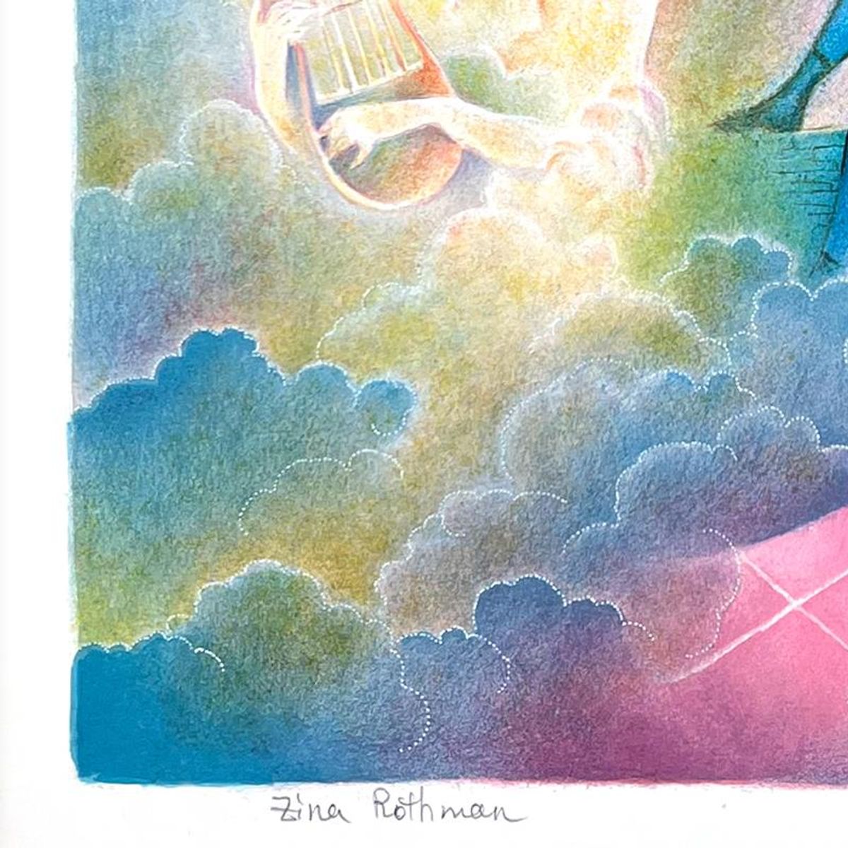 Zina Roitman, Limited Edition Serigraph, Hand Signed and Numbered, Letter of Authenticity.