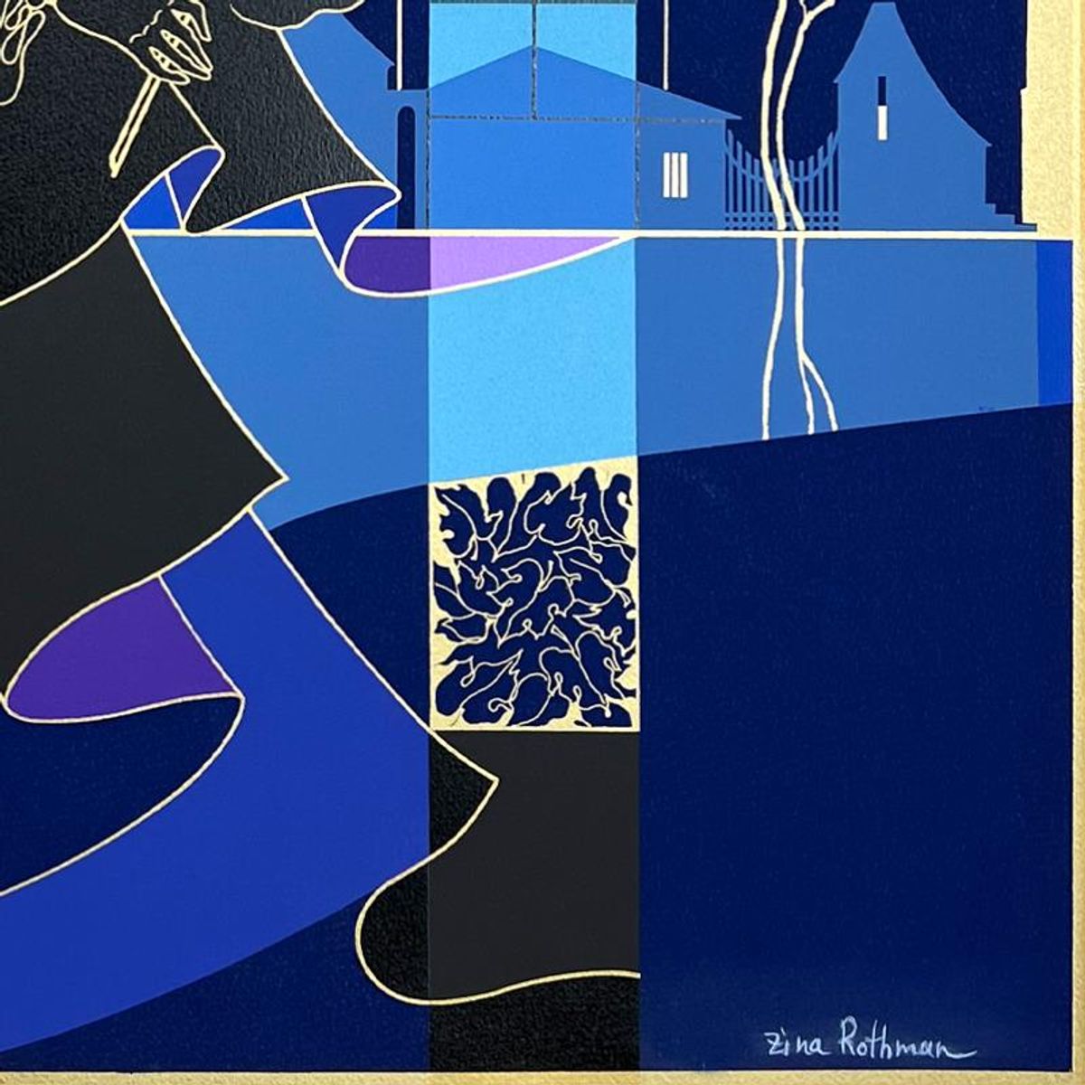 Zina Roitman, Limited Edition Serigraph, Hand Signed and Numbered, Letter of Authenticity.