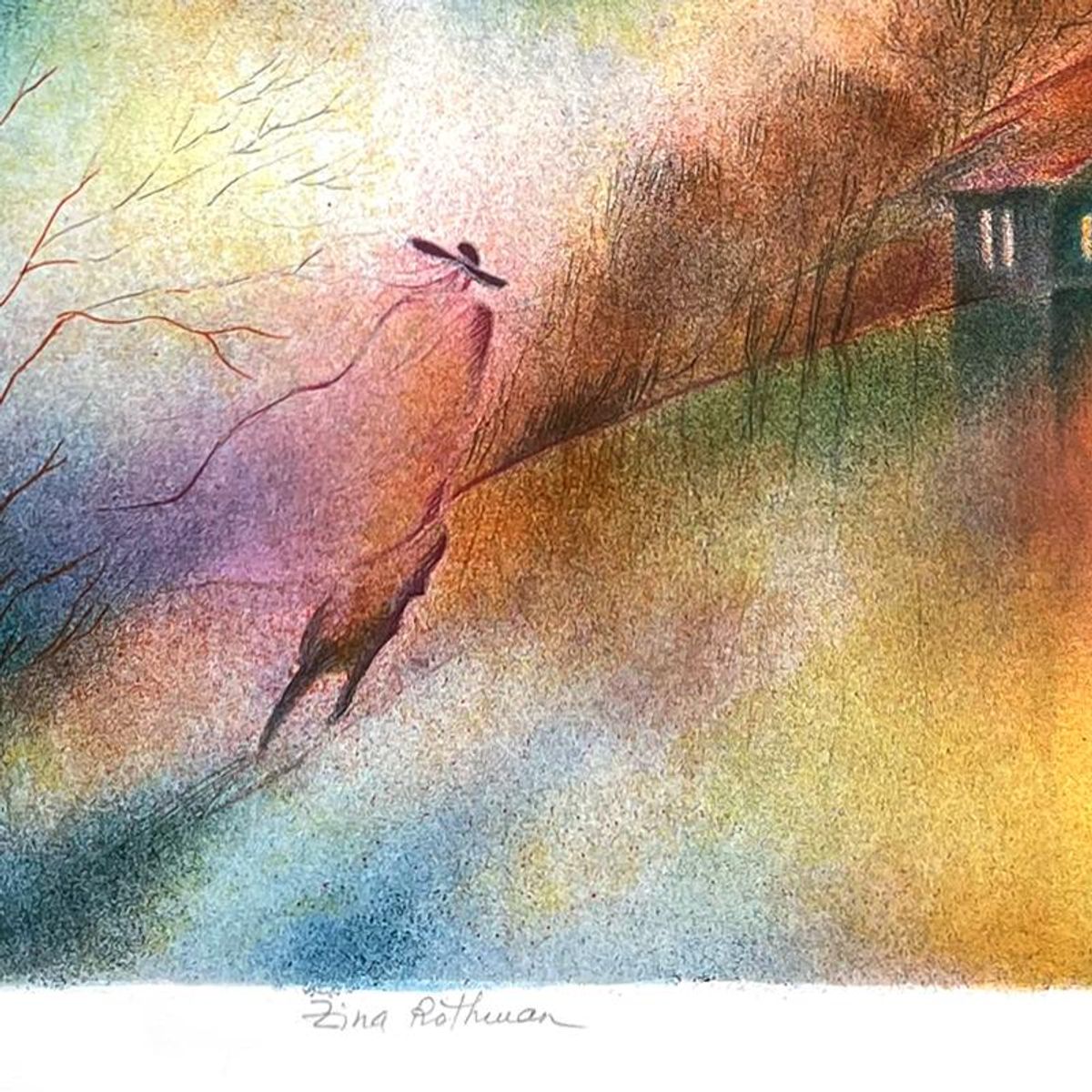 Zina Roitman, Limited Edition Serigraph, Hand Signed and Numbered, Letter of Authenticity.