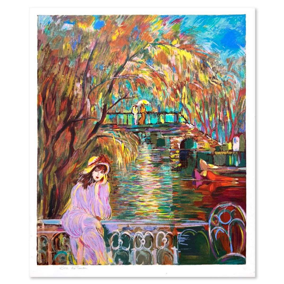 Zina Roitman, Limited Edition Serigraph, Hand Signed and Numbered, Letter of Authenticity.