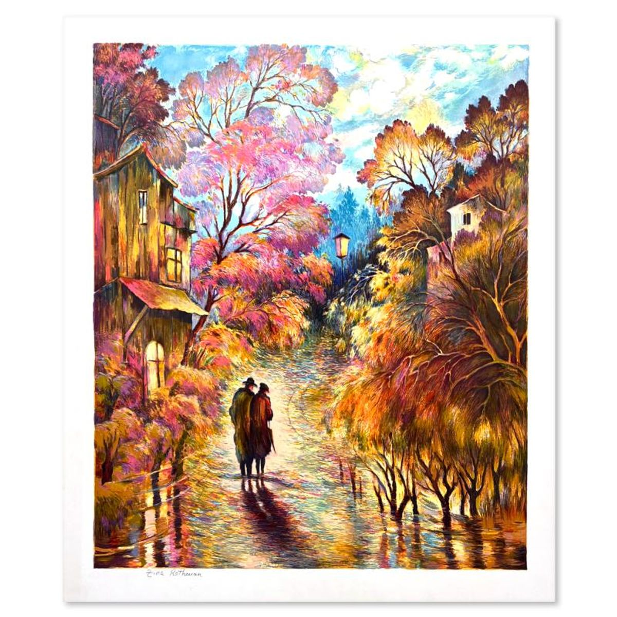 Zina Roitman, Limited Edition Serigraph, Hand Signed and Numbered, Letter of Authenticity.