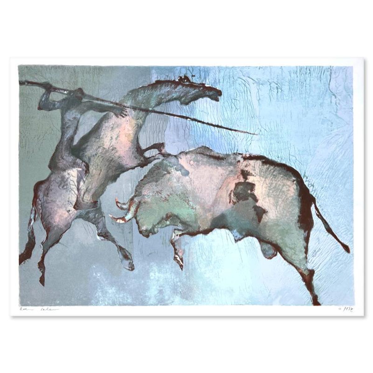 Edwin Salomon (1935-2014), "El Picador (Light)" Limited Edition Serigraph, Hand Signed and Numbered; Letter of Authenticity.