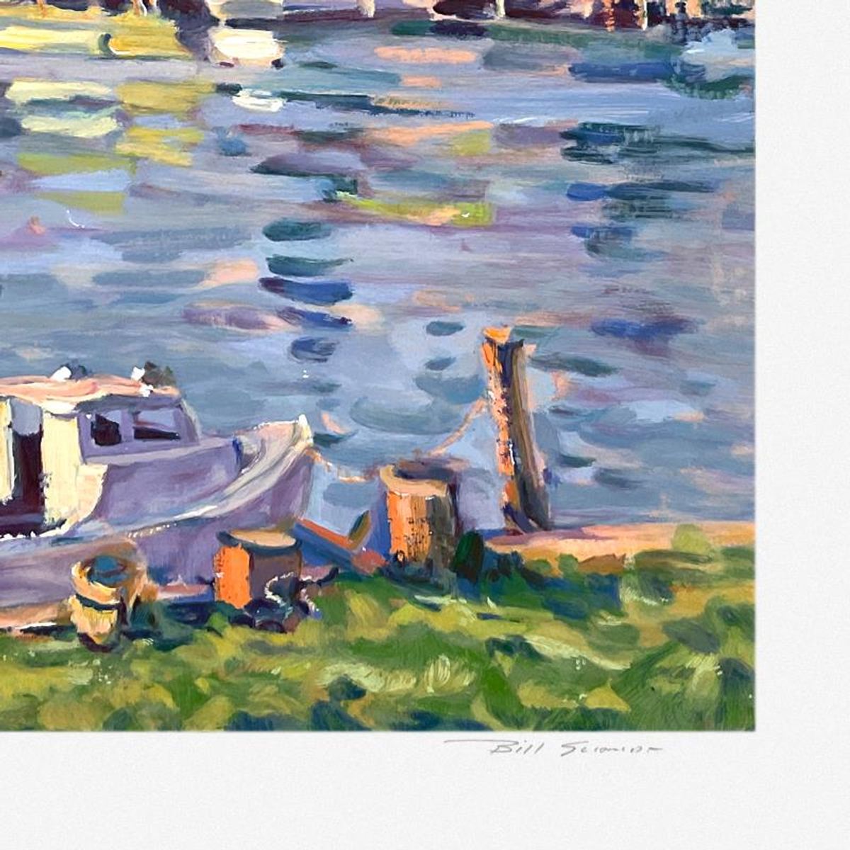 Bill Schmidt, "Mariners Cove" Limited Edition Printer's Proof Serigraph, Numbered and Hand Signed with Letter of Authenticity