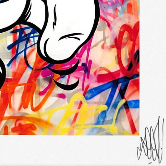 Seen, "Smurf" Limited Edition, Numbered and Hand Signed with Letter Authenticity