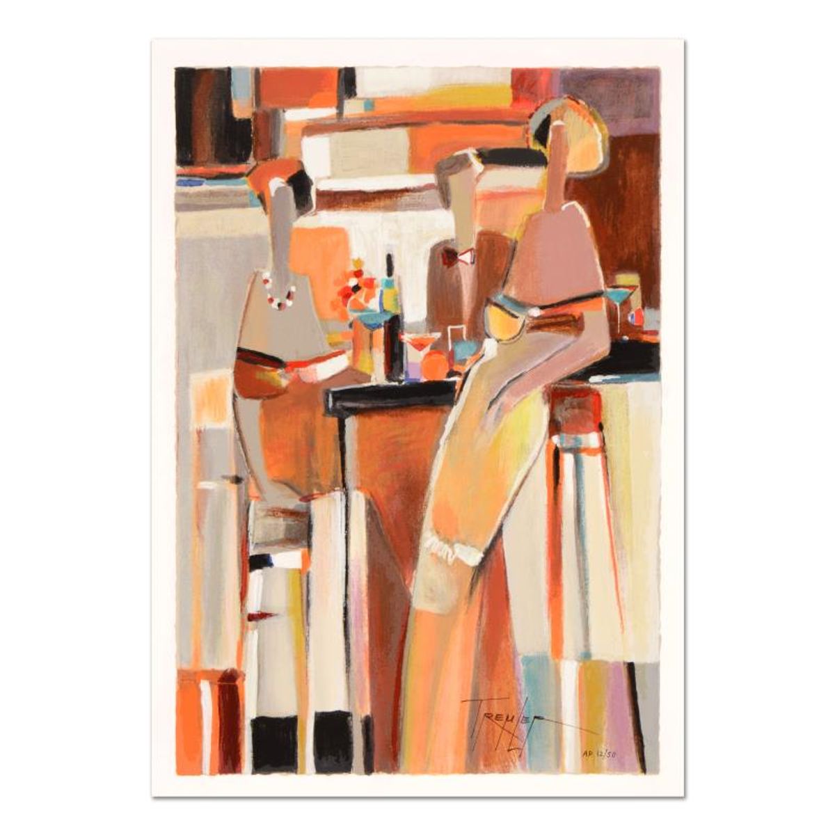 Yuri Tremler, "Untold Secret" Limited Edition Serigraph by Yuri Tremler, Hand Signed with Certificate of Authenticity.