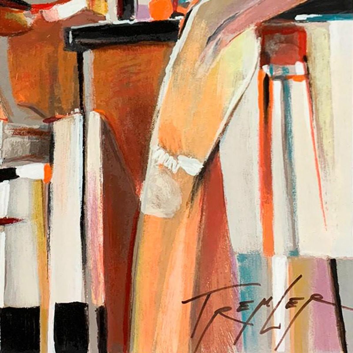 Yuri Tremler, Hand Signed Limited Edition Serigraph on Board with Letter of Authenticity.