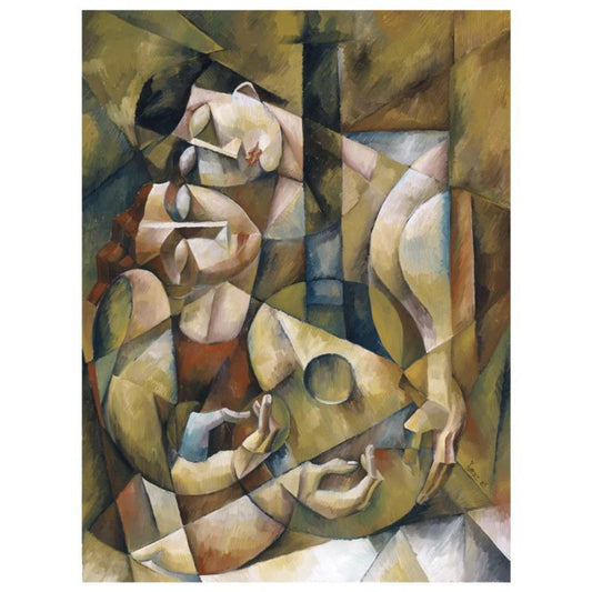 Yuroz, "Lover's Serenade" Hand Signed Limited Edition Serigraph on Canvas with Certificate of Authenticity.