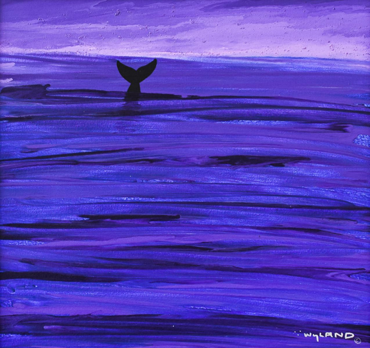 Wyland- Original Painting on Canvas "Fluke"