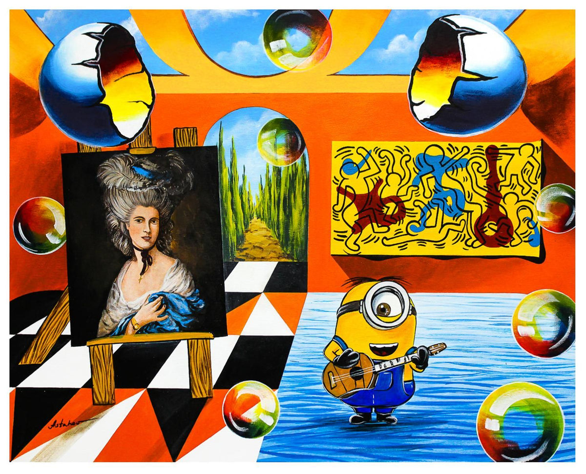 Alexander Astahov- Original Oil on Canvas "Minion's Room"