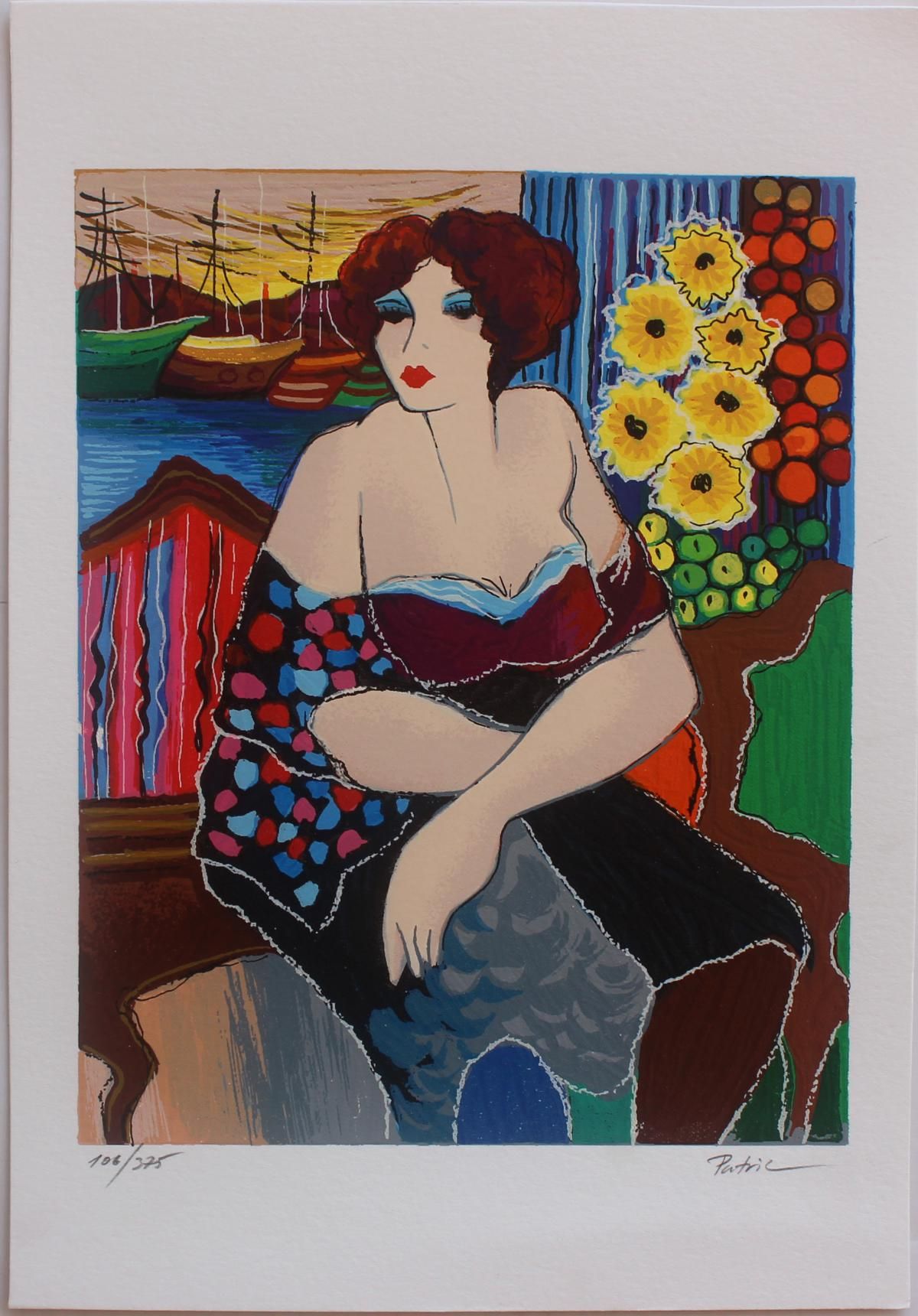 Patricia Govezensky- Original Serigraph on Paper "Mary"