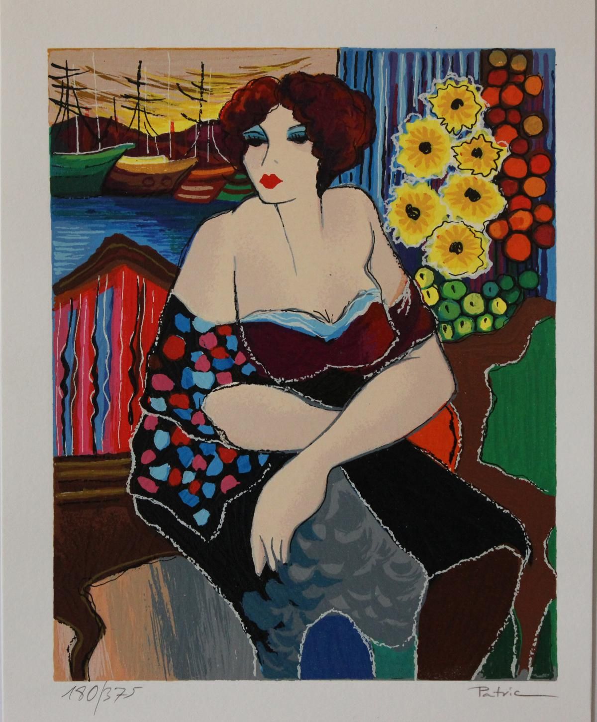 Patricia Govezensky- Original Serigraph on Paper "Mary"